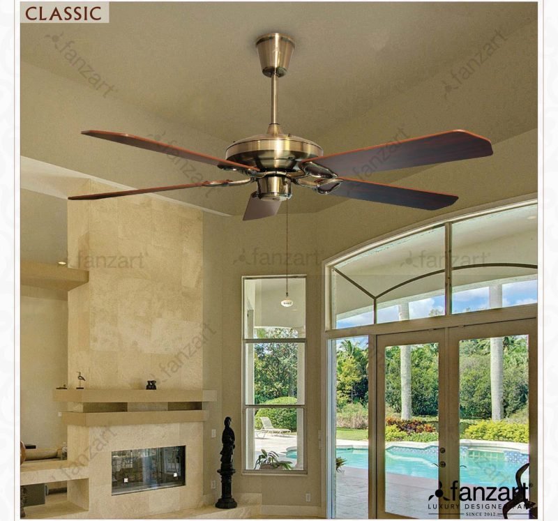 52''-5-blades-classic-antique-brass-ceiling-fan-india